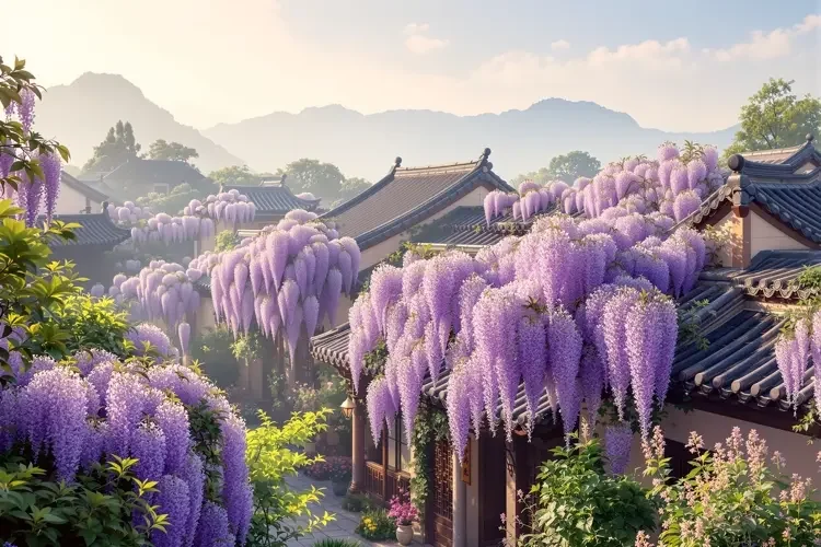 77影院品牌形象 - 紫藤花园